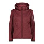 Женская куртка CMP Softshell с капюшоном и застежкой-молнией 39A5006M - фото