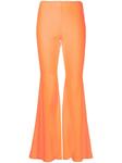 ERL расклешенные брюки с завышенной талией, оранжевый - фото