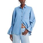 Футболка женская синяя Levis - фото 4