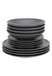 Сервиз столовый Creatable Soft Touch, 12 штук, черный - фото 2