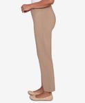 Укороченные брюки Vienna Smooth Front Easy fit Alfred Dunner, Mocha Heather - фото 3