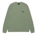 Топ Stussy Basic Thermal, Sage - фото