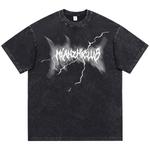 Футболка унисекс хлопковая, темно-синяя - фото