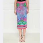 Юбка с высокой талией Versace, мультиколор - фото