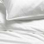 Пододеяльник и 2 наволочки, белые, 200х200/50х60 см IKEA Ängslilja - фото 4