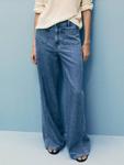 Джинсы Emma Wide Leg Regular Fit Mango, Open Blue - фото 2