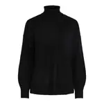 Свитер Pieces Malou high neck, черный - фото 3