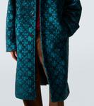 Клетчатое пальто Dries Van Noten, Petrol - фото 6