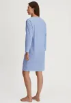 Прекрасная ночная рубашка-лангарм Calida, Hydrangea Blue - фото 2