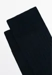 Носки в рубчик Massimo Dutti, Mottled Dark Blue - фото 3