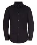 Рубашка Big Boys Husky Solid Stretch Poplin Calvin Klein, черный - фото 2
