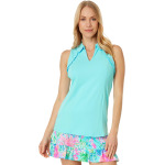 Футболка Lilly Pulitzer UPF 50+ Meryl Nylon Pique, цвет Celestial Blue - фото