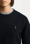 Джемпер TEXTURED COTTON CREWNECK JUMPER Ralph Lauren, черный - фото 3