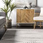 Современный полосатый ковер Briggs Nuloom, 122x183 см - фото 8