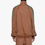 Куртка g rhombus jacket 'brown' Gucci, коричневый - фото 4