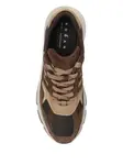 Кроссовки с замшевыми вставками Hogan, коричневый - фото 4