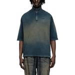 Half zip Sweater DIESEL, темно-синий - фото 3