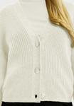 Кардиган QS Cardigan, Ecru/White - фото 3