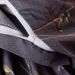 Постельное белье из хлопка 160х200 золотые цветы - фото 3