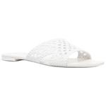 TORY BURCH Скользящие тапочки женские белые - фото 4