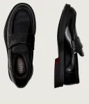 Кожаные мокасины Lenner Hugo, черный - фото 4