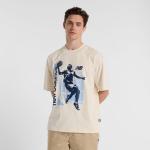 Рубашка new balance Hoops Graphic Vintage, светло-бежевый - фото