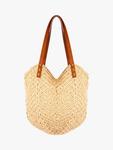 Тканая сумка леони Bloom & Bay, кремовый - фото