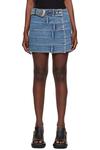 Синяя мини-юбка Dua Multi Waist из денима Andersson Bell - фото
