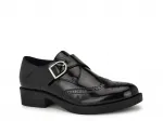 Лоферы Smythe Wingtip Monk Strap Slip-On Nine West, черный - фото