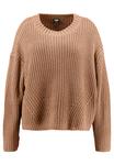 Свитшот Urban Classics Curvy LADIES WIDE OVERSIZE, цвет taupe - фото 5
