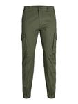 Тканевые брюки Jack & Jones Hose, цвет Olive Night - фото