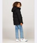 Куртка детская Tommy Hilfiger зимняя с капюшоном, черный - фото 3