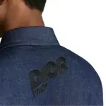 DIOR Джинсовая куртка мужская синяя - фото 6