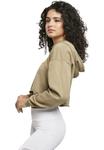Толстовка с капюшоном Urban Classics Ladies Oversized Cropped Hoody, цвет темно-зеленый - фото 3