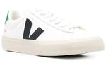 Кроссовки Campo Chromefree Leather White Black Emeraude Veja - фото 2