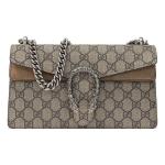 Сумка gg dionysus small-sized single-shoulder bag grey/brown Gucci, коричневый - фото