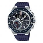 Часы CASIO EDIFICE Limited Edition Solar Powered Sapphire Crystal Mens Blue Analog/Digital Combo, синий - фото