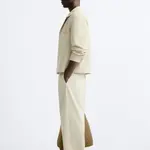 Куртки и пальто мужские сырые белые ZARA - фото 6