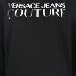 Свитшот с принтом логотипа VERSACE JEANS COUTURE, черный - фото 6
