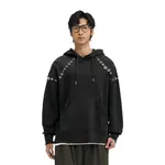 Худи с люверсами Alexander McQueen, черный - фото 8