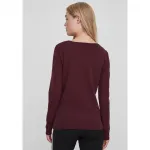 Свитер Vero Moda с круглым вырезом "VMCARE STRUCTURE LS O-NECK BLOUSE", цвет Winetasting - фото 4