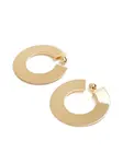 Серьги-кольца дисковой формы Blade Alaïa, золотой - фото 2