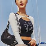 Футболка-майка женская черная MLB - фото 3