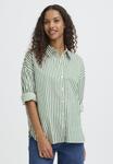 Блуза ICHI Button-down blouse, Pineneedle/Green - фото 2
