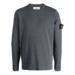 Свитер logo patch sweater 'lead grey' Stone Island, серый - фото