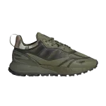 Кроссовки adidas ZX 2K Boost 2.0 Trail 'Focus Olive Camo', зеленый - фото