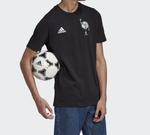 Футбольная майка мужская черная Adidas, черный - фото 5