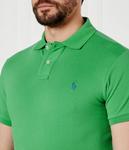 Рубашка поло Slim fit Polo Ralph Lauren, зеленый - фото 4