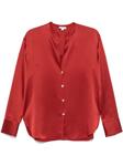 Vince шелковая рубашка, красный - фото