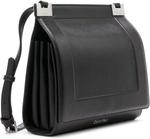 Женская сумка-органайзер Calvin Klein Palm с клапаном, Black/Silver - фото 5